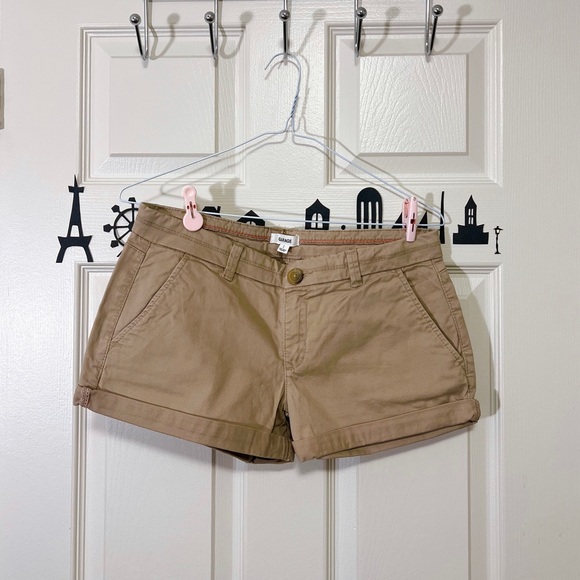 tan jean shorts - Picture 1 of 1